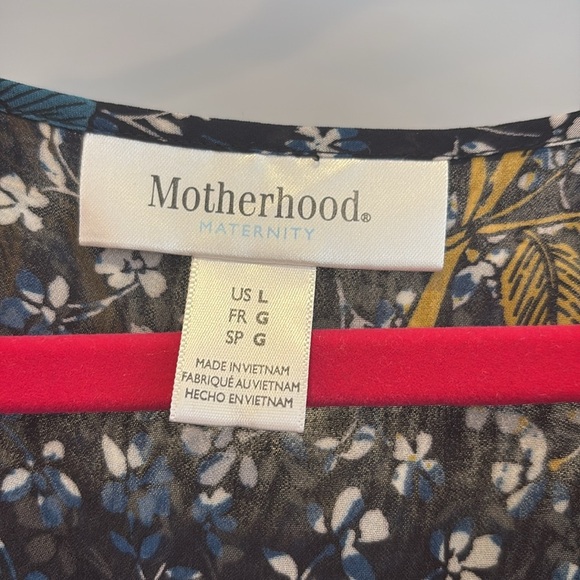 Motherhood Maternity long sleeve floral dress - Picture 3 of 5